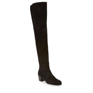 Stuart Weitzman Hitest Suede Over-The-Knee Boots